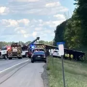 New York Tour Bus Overturns in Horror Crash on I-87 | Multiple Injuries Reported