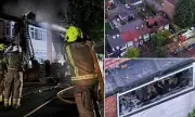 North London Cannabis Factory Inferno: 70 Firefighters Battle Blaze in Suspected Drug Den