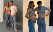 Olly Murs' Wife Amelia Flaunts Growing Baby Bump in Stunning Grey Bra During Heartwarming Pregnancy Shoot