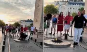 Outrage as Man Disrespects Tomb of the Unknown Soldier by Lighting Cigarette from Eternal Flame