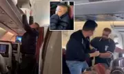 Passenger Slaps Thief Mid-Flight After Catching Him Stealing from Overhead Cabin