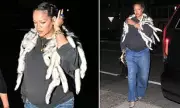 Pregnant Rihanna Covers Bump in Baggy Sweatshirt During LA Outing Amid Tour Cancellation Rumours