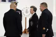 Princess Anne Joins Emmanuel Macron in Touching Tribute to Prince Philip