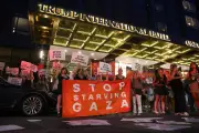 Pro-Palestine Protesters Target Trump Hotel in New York Amid Gaza Conflict