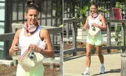 Rebekah Vardy Shows Off Toned Legs in Shorts During Gym Session on Portugal Holiday