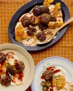 Sabrina Ghayour's Smoky Aubergine Salad & Lamb Koftas: A Taste of the Middle East at Home