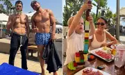 Sam Thompson Flaunts Ripped Physique on Thompson Family Holiday as Louise and Ryan Libbey Soak Up the Sun