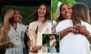 Serena Williams Buries the Hatchet: Stuns with Surprise Appearance at Maria Sharapova's Hall of Fame Induction | Daily Mail
