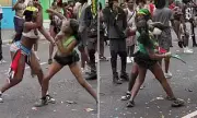 Shocking Brawl Erupts at Notting Hill Carnival | Daily Mail Exclusive Footage