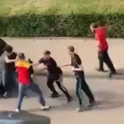 Shocking CCTV: DHL Delivery Driver Savagely Beats Customer in Broad Daylight Over Parcel Dispute