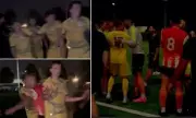 Shocking FA Cup Chaos: Referee Knocked Out in Mass Brawl – Full Story