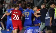 Shocking Moment Football Thug Sparks Ugly Brawl in Opening Game – Security Overwhelmed!