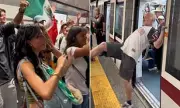 Shocking Moment Thug Attacks Tourists on Italian Subway – Their Brilliant Response Goes Viral