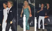 Sir Rod Stewart Spotted Enjoying Family Outing at Soho House Malibu with Wife Penny and Sons