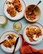 Sweetcorn, Chorizo & Piquillo Pepper Fritters: A Spanish-Inspired Delight by José Pizarro