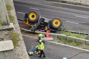 Tractor Collision Causes Chaos on M20 in Kent: Bridge Damaged, Traffic Delays Expected