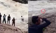 Tragic Drone Footage Captures YouTuber, 22, Swept to His Death at Waterfall | Daily Mail