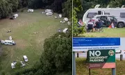 Travellers Occupy Picnic Area in Local Park, Sparking Concerns Among Residents