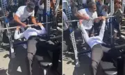 Woke NYC Mayoral Hopeful Zohran Mamdani's Bench Press Fail Goes Viral | Daily Mail Online