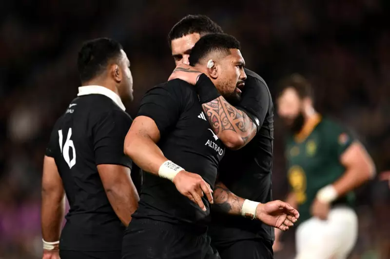 Ardie Savea's Shocking Red Card Sparks Rugby Uproar: All Blacks Star Faces Ban After 'Throat-Slash' Gesture