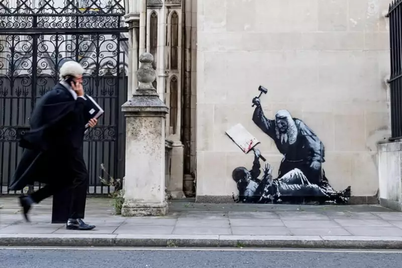 Banksy Courtroom Art Stuns UK: 'Create Escape' Graffiti Appears in Crown Court