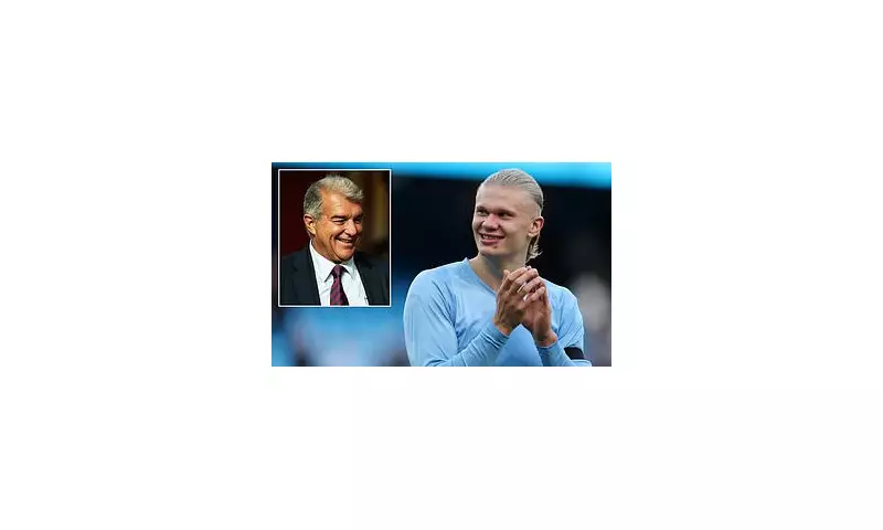 Barcelona President Laporta Drops Bombshell Haaland Transfer Hint as Lewandowski Future Hangs in Balance