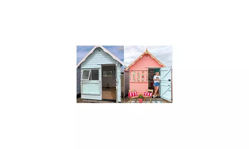 Budget Beach Hut Transformation: Designer's £720 Seaside Makeover on Essex Coast