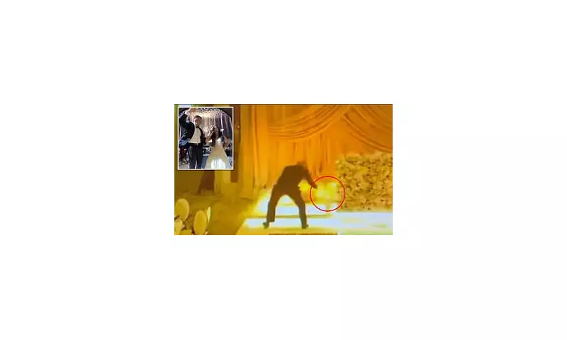 California Wedding Crasher Caught on Camera Stealing Gift Box | Mail Online