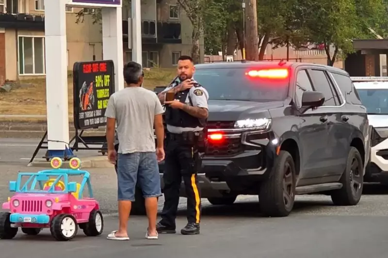 Canadian Man Arrested After High-Speed Barbie Jeep Police Chase | Bizarre Crime Story