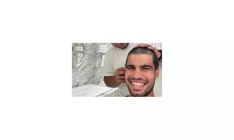 Carlos Alcaraz Debuts Hilarious Buzzcut at US Open | Tennis Star's Viral Haircut Promise Fulfilled
