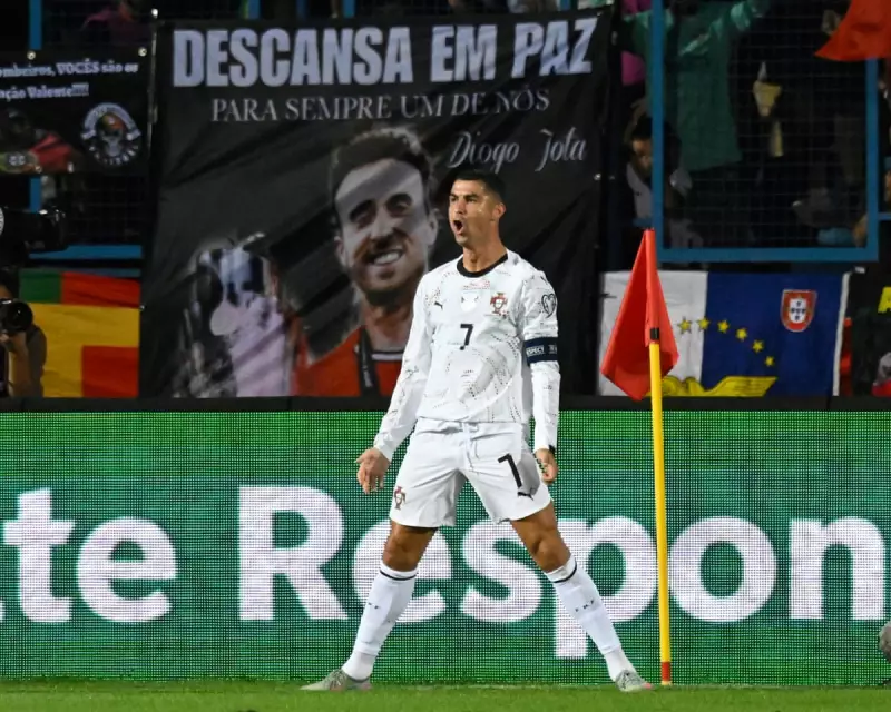 Cristiano Ronaldo Scores Brace in Emotional Portugal Victory as Team Pays Tribute to Diogo Jota