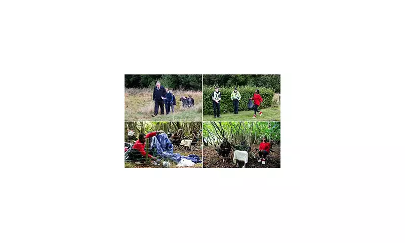 Defiant 'Tribe' Evicted From Ancient Woodland Sets Up New Encampment Just 30 Yards Away | UK News