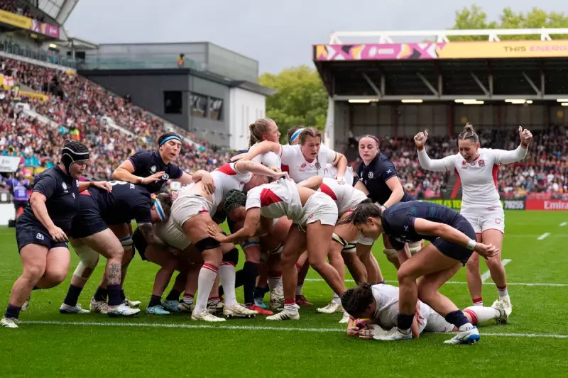 England's Red Roses Crush Scotland in Women's Rugby World Cup Opener | Dominant Victory at Hive Stadium