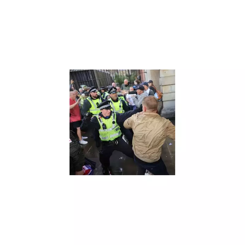 Far-Right Thugs Left Bloodied and Beaten After Violent Clash With Anti-Fascist Protesters in London