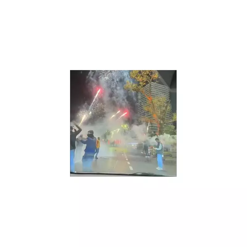 Galatasaray's Fiery Welcome: Fireworks and Flares Greet Liverpool Ahead of Champions League Clash