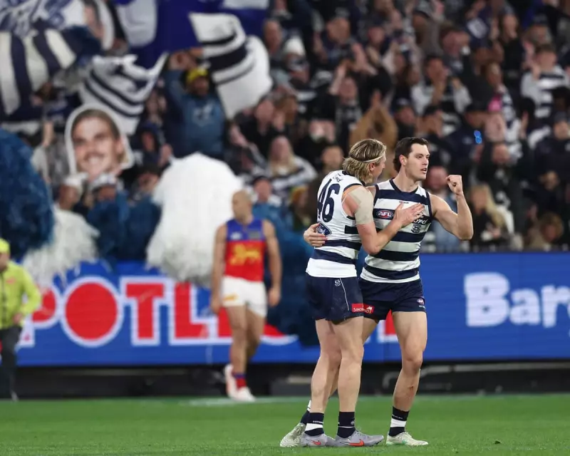 Geelong Cats Maul Brisbane Lions in AFL Qualifying Final Thriller at MCG