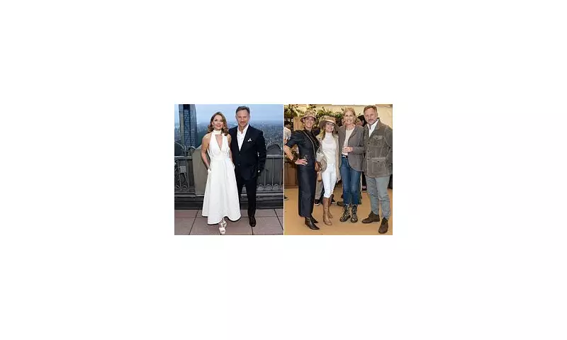 Geri Halliwell and Christian Horner's Day Out: Red Bull Chief and Spice Girl Show United Front at Cotswolds Event