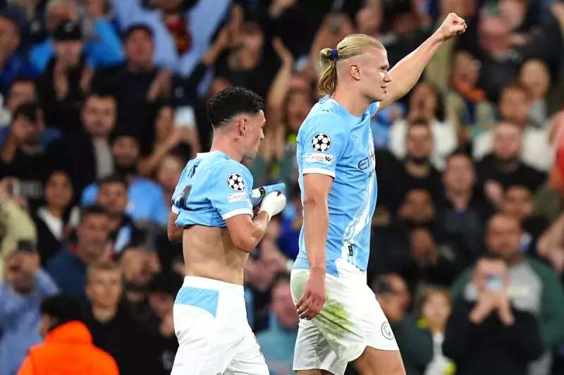 Haaland Ends Goal Drought as Man City Dominate Napoli in Champions League Thriller
