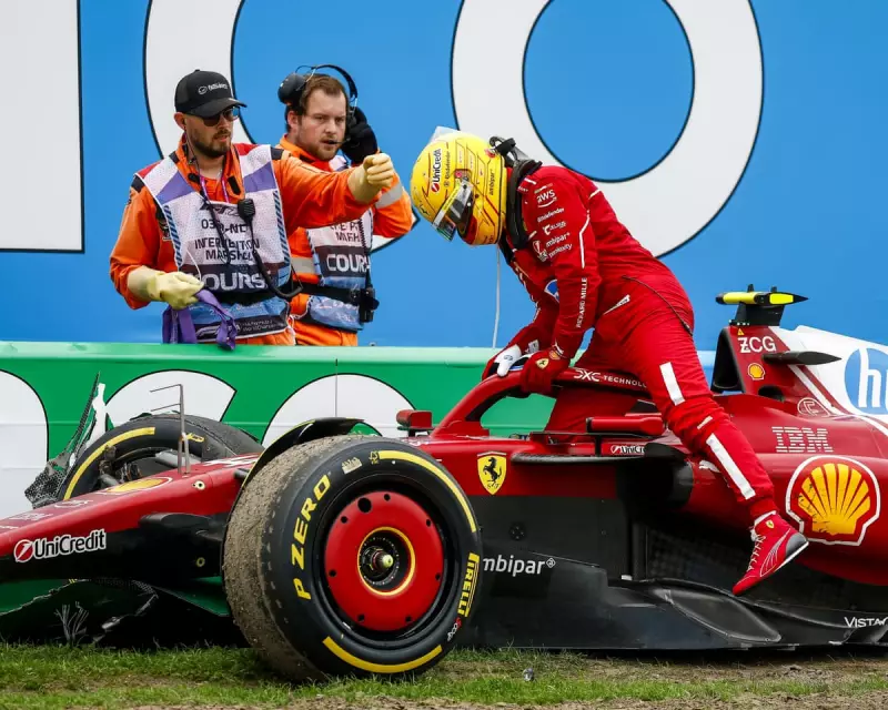 Hamilton Braces for Ferrari Firestorm After Crashing Out of Dutch GP | F1 Pressure Mounts
