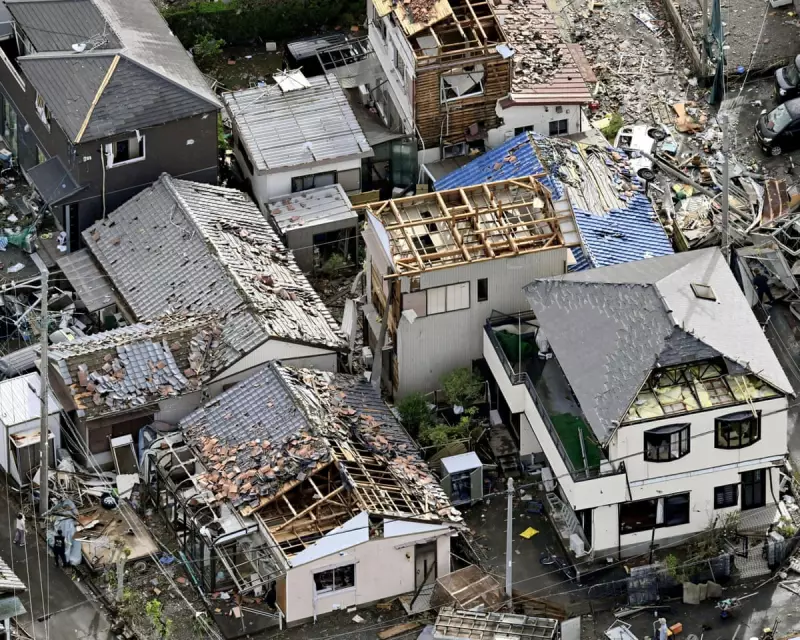 Japan's Fury: Shizuoka Ravaged by Record-Breaking F5 Tornado