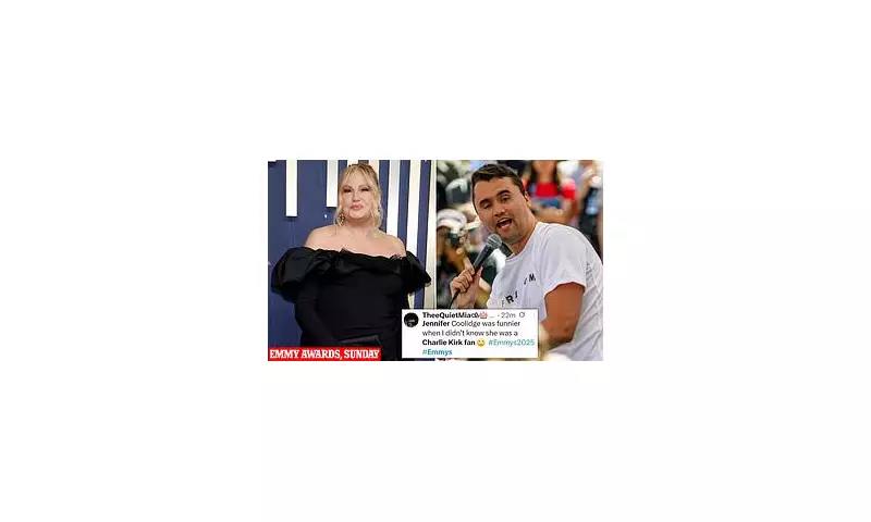 Jennifer Coolidge's Unlikely Emmy Night: A Surprising Encounter with Conservative Pundit Charlie Kirk