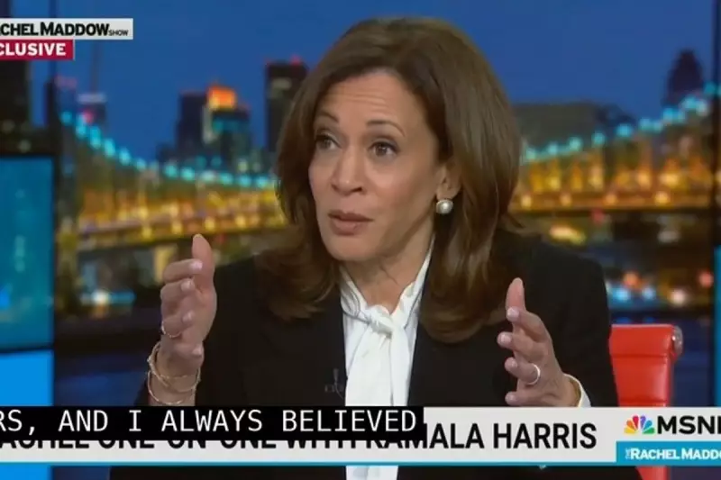 Kamala Harris Unleashes Fiery Rebuke of Trump, Branding Him a 'Tyrant' in Blistering Rachel Maddow Interview