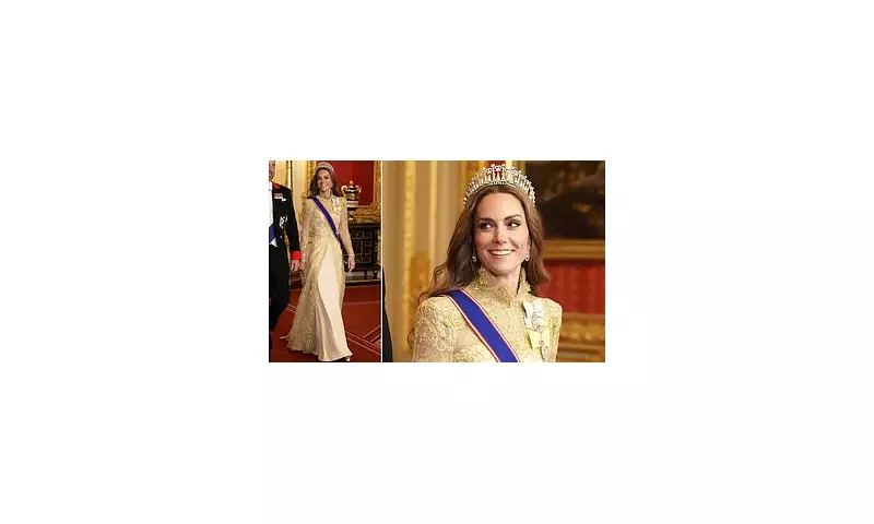 Kate Middleton's Regal State Banquet Look: Deconstructing the Princess of Wales's Breathtaking Fashion & Hair