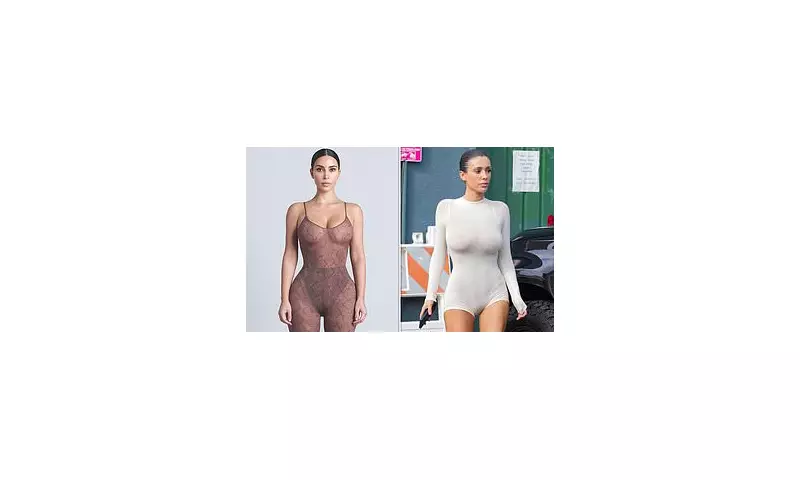 Kim Kardashian's Sheer SKIMS Bodysuit Stuns: Daring Bianca Censori-Inspired Look Sends Fans Into Meltdown | Daily Mail
