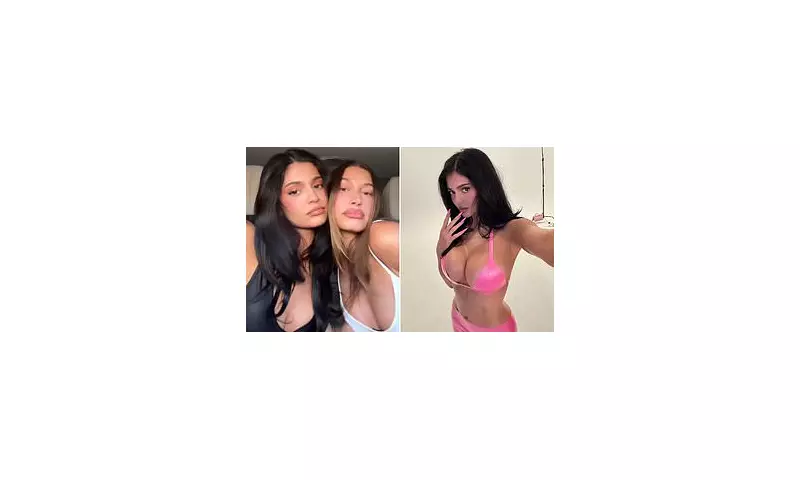 Kylie Jenner and Hailey Bieber Spark Social Media Frenzy with Daring Bikini Snap | Daily Mail