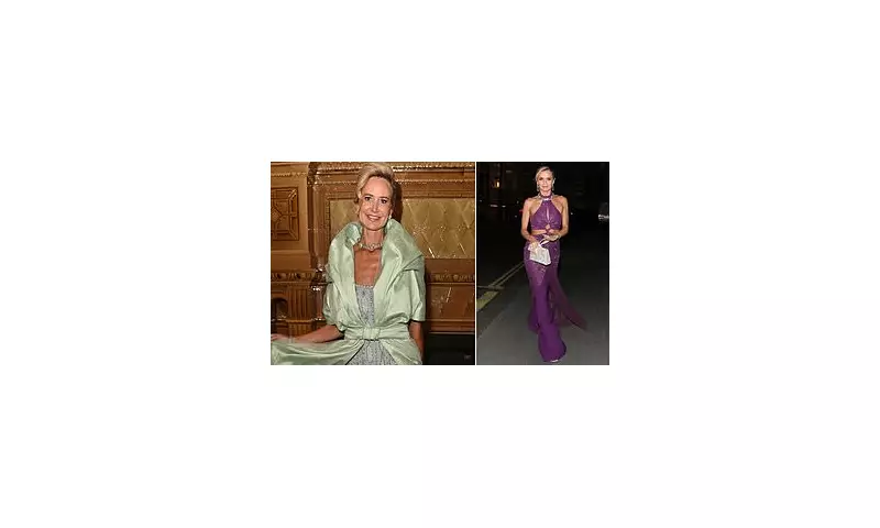 Lady Victoria Hervey & Nadiya Bychkova Dazzle at London Fashion Week | Daily Mail