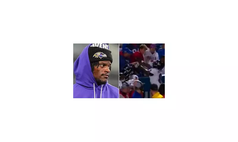 Lamar Jackson's Shocking Response to Banned Bills Fan Who Shoved Ravens Star | NFL Drama