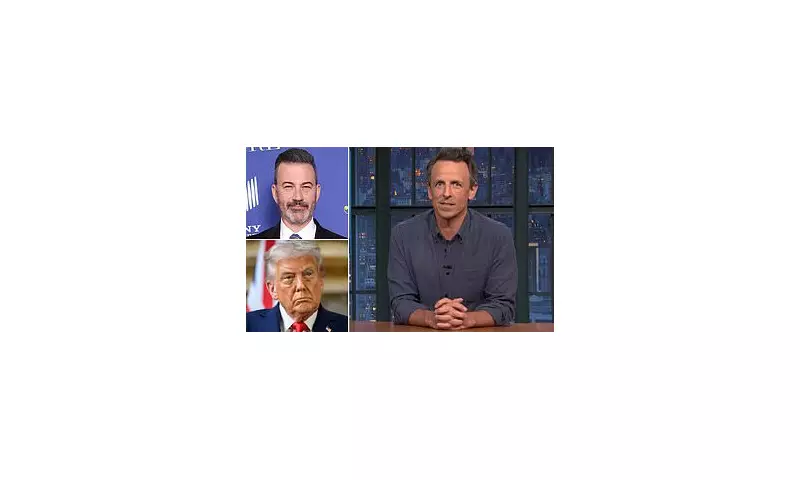 Late-Night Hosts Seth Meyers and Jimmy Kimmel Deliver Scathing Verdict on Trump's Political Future
