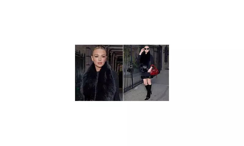 Lindsay Lohan's Flawless NYC Look Sparks Surgery Denial | Daily Mail