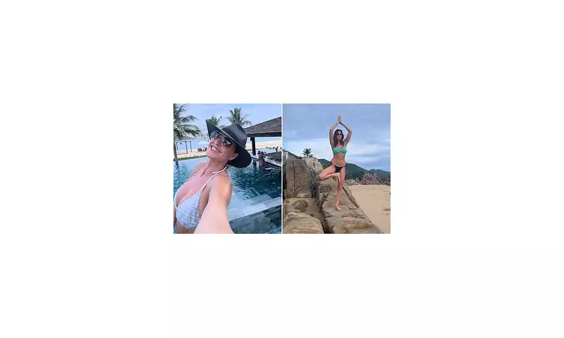 Lisa Snowdon Shows Off Incredible Yoga Body in Bikini During Luxury Vietnam Wellness Retreat | Daily Mail